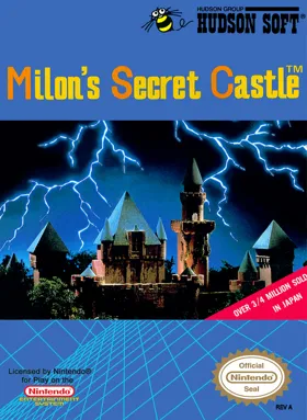 Milon's Secret Castle (USA) box cover front